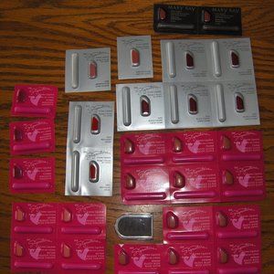 Mary Kay Signature Creme Lipstick Samples & Storm Eye Shadow